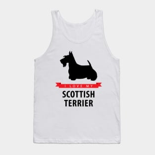 I Love My Scottish Terrier Tank Top